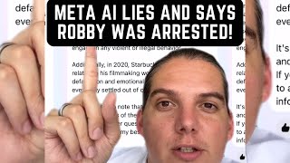 AI Lies: Meta AI Says Robby Was Arrested For January 6th!