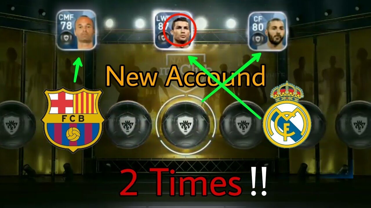New Account Get Black Ball 2 Times | | | Pes  Mobile 2018