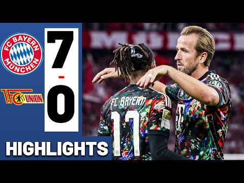 Bayern Munich vs Union Berlin 7-0 • Kane & Olise Goals - Highlights Bundesliga 26/27