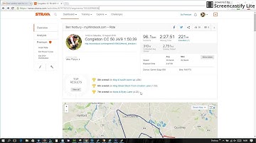 Getting a Strava Segment URL for myWindsock.com