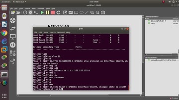Native VLAN Cisco in GNS3