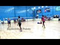 Mahesh  vedhamoorthyvsnagalingam  moorthy state level veterans badminton tournamentfinal