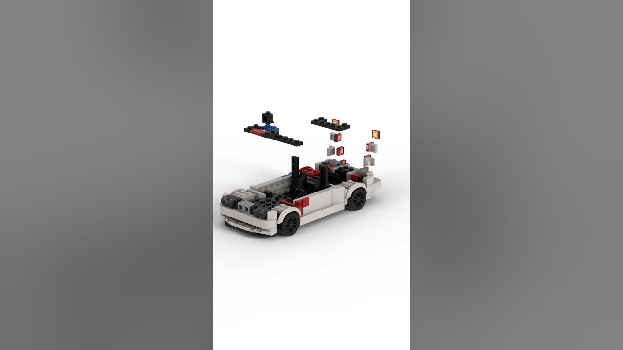 LEGO MOC Nissan Skyline GT-R (R34) - White by RollingBricks