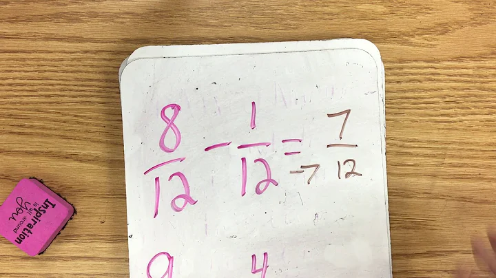 Adding and Subtracting Fractions with Like Denomin...
