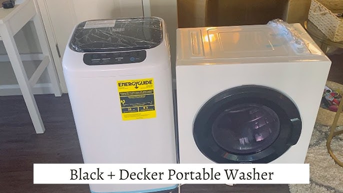 BLACK+DECKER Portable Washer and Compact Dryer Bundle ‚Äì Wash Up To 11  lbs, 4 Drying Modes