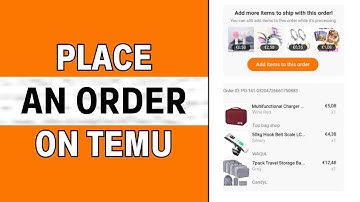 How to Place An Order On Temu 2025 | Buy From Temu App