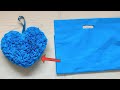 Cloth bag heart making | DIY | Best out of waste | Valentine day gift