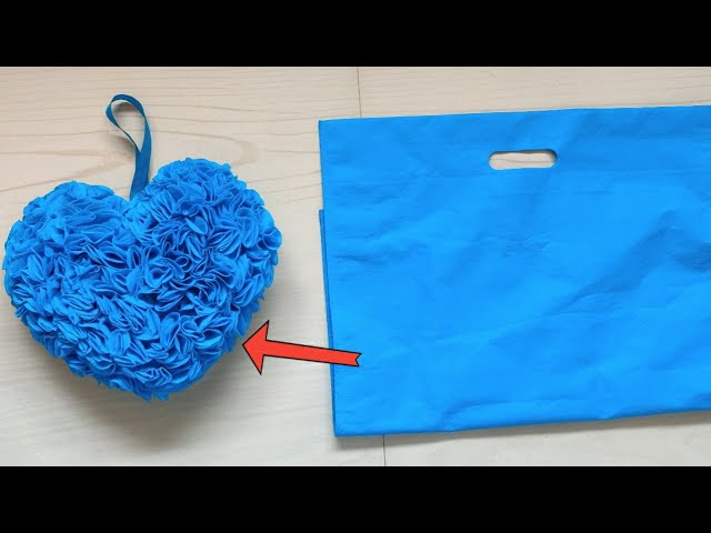 Cloth bag heart making | DIY | Best of waste | Valentine day gift 332 YouTube