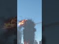 DIRECT HIT! 💥 | F-16 Destroys Skyscraper With Missiles | #Shorts  #JetAction #MilitaryPower