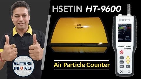 Air Quality Monitor | HSETIN HT-9600 Air Particle Counter | Air Quality Index