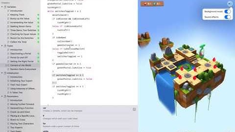 Swift Playgrounds Learn to Code, Corners of the World Solution.