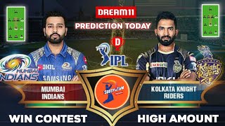 Mi Vs Kkr Match Preview Dream 11 Team Prediction Today Match