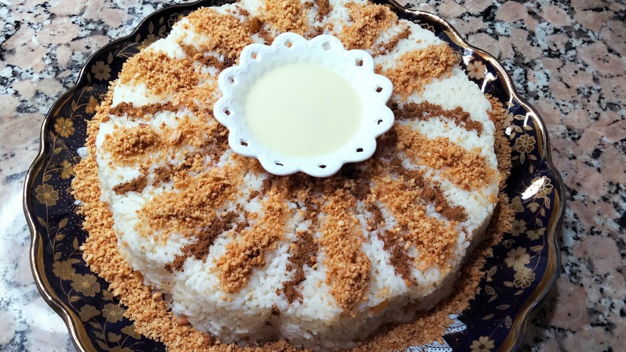 سفة الروز  ندمت لي كنت كنرافقها بي سكر كلاصي  لذيذة و سهلة تحضير مع طريقة تحضير حليب نسلي ناجح ٪