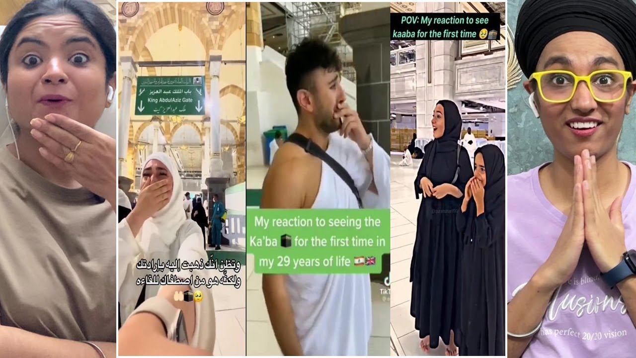 Indians React to  First Time Seeing Kaaba 🥹