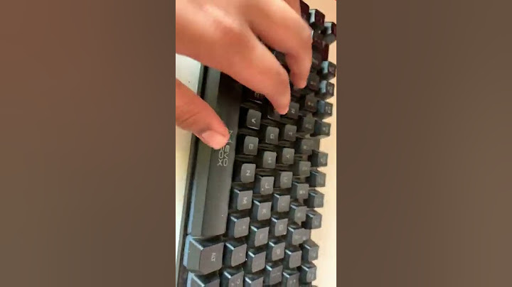 Thats a  loud keyboard