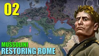 Mussolinis Roman Empire [Part 02] - WWII Hoi4 Timelapse [Corrected]