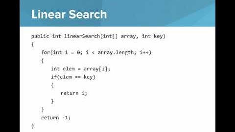 Linear Search