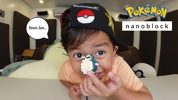 Pokemon NanoBlock | Assembling Snorlax