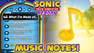 How to Find All 30 Music Note Locations in Sonic Speed Simulator! (Jukebox Guide)