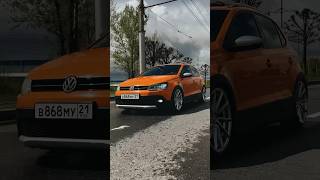 VW Polo апельсин 🍊 с мощным автозвуком #vw #shorts #auto #video #music #youtube #нн #чебоксары