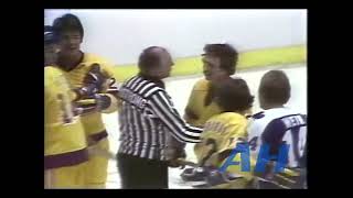NHL Apr. 13, 1978 Bert Wilson,LA v Dave Williams,TOR (R) Toronto Maple Leafs Los Angeles Kings