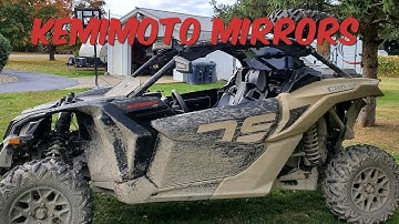 2021 Cam-Am X3 Kemimoto Mirrors Install