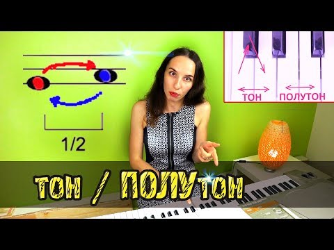 Что такое Тон и Полутон? Строение мажорной гаммы