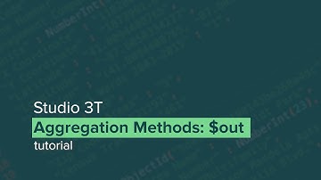 MongoDB Aggregation Methods: Using the $out