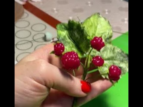 Мастер-класс Карамельная МАЛИНА от Маслихиной Галины caramel raspberries