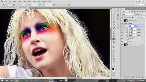 Vexel Art Hayley Williams | Hair Time Lapse by ZART