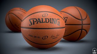 ☑️ Spalding Basketball Ball - 3D Model - Turntable