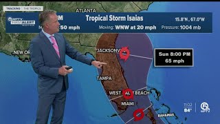 Tropical Storm Isaias forms