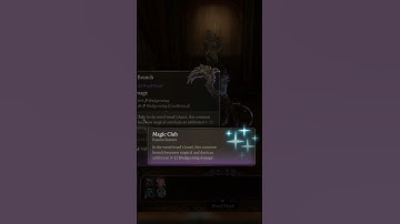 How to get the Magic Club A SUPER OP BROKEN WEAPON in #bg3 #baldursgate3