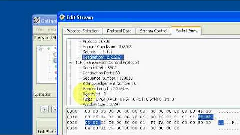 Ostinato Packet/Traffic Generator