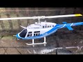 RC ERA - Bell 206 (C138) RC Helicopter first flight outdoors