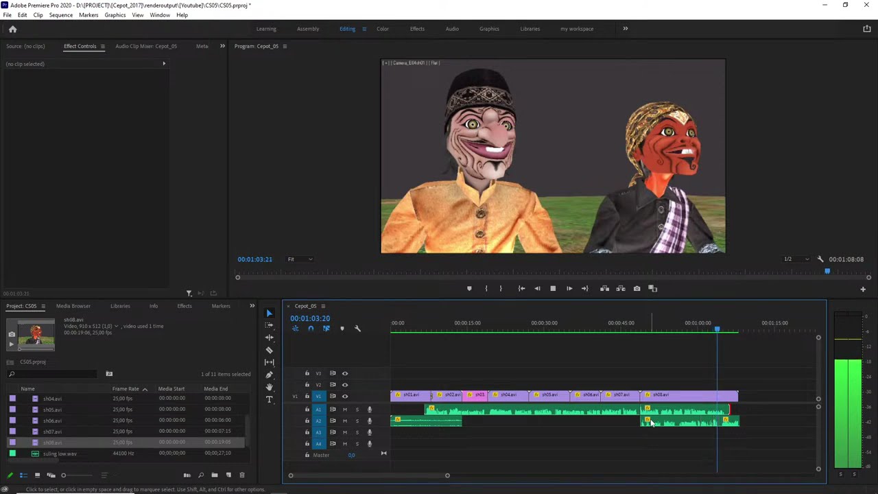 Live sareng Mang Cepot | part02 #art #cartoon #animation