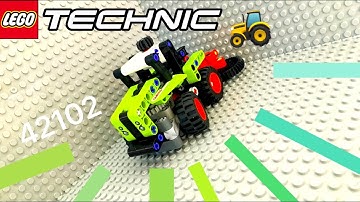LEGO Technic 42102 : speed build animation - Mini CLAAS XERION🚜