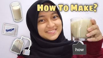 Procedure Text || How To Make Iced Milk Tea