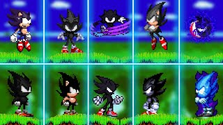 Evolution Of Dark Super Sonic Forms - Sonic 3