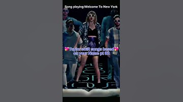 Taylor swift songs based on your Name pt 82