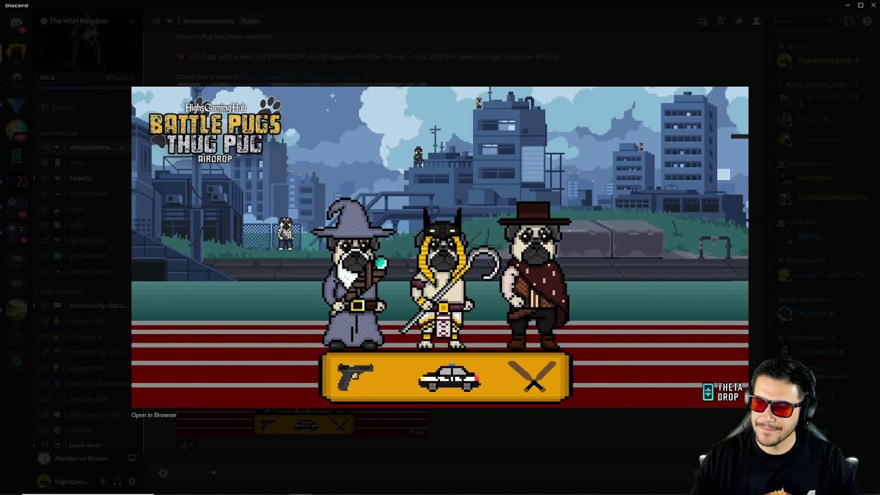 Battle Pugs - Thug Pug AIRDROP Marbles Event || Livestream