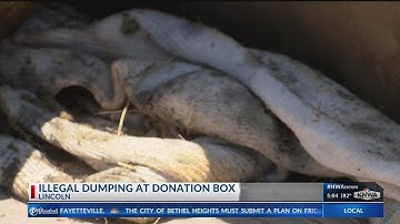 Illegal dumping continues to be an issue for a local thrift store