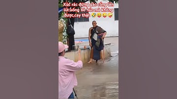 xúc rác lén lút uống bò húc #thichminhtue #adidaphat  #doanvanbau #amthucphatgiao #tuandautroc