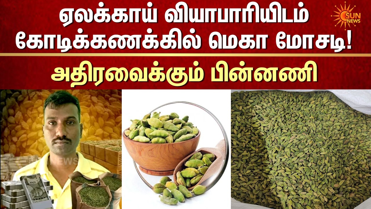 ஏலக்காய் வியாபாரியிடம் கோடிக்கணக்கில் மெகா மோசடி! | Elaichi | Dealer | Mega Scam | Sun News