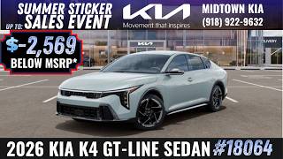 2026 Kia K4 GT-Line | Tulsa, Muskogee, Ft. Smith AR | Morning Haze | #18064
