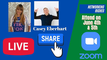 Attend Networking Riches June 4th and 5th (Free to attend)