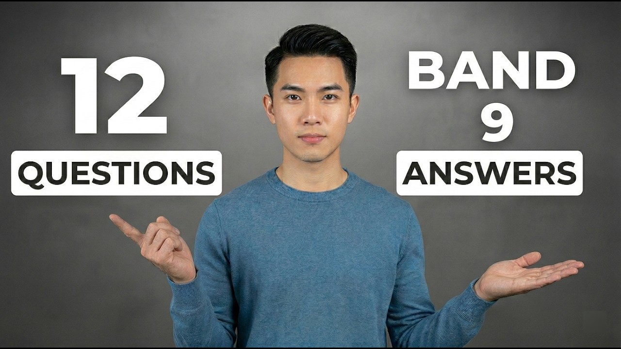 12 Most Common IELTS Speaking Questions (with Answers) | Get a Band 9 with these Questions