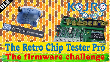 Upgrading the firmware on the Retro Chip Tester Pro, and testing the USB AVRISP XPII