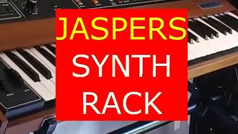 A short video of my new Jaspers synth rack, NEW video available, see description