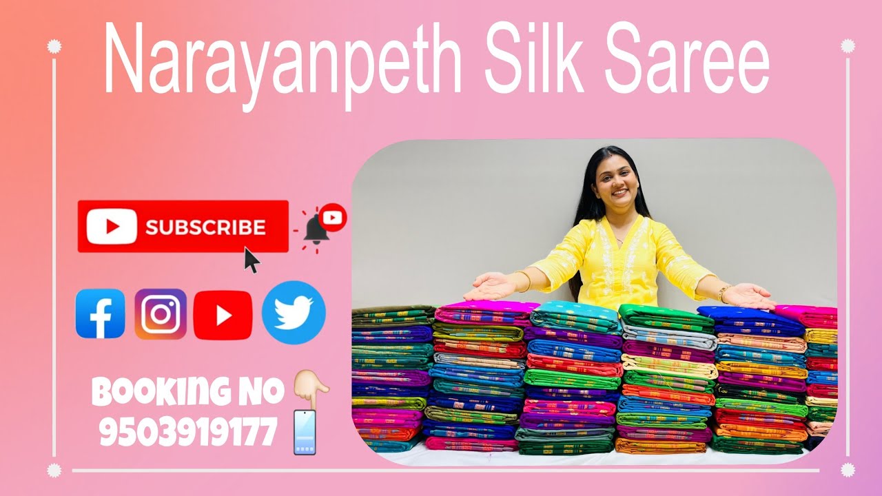 🌸 Narayanpeth Pure Silk Saree 🌸